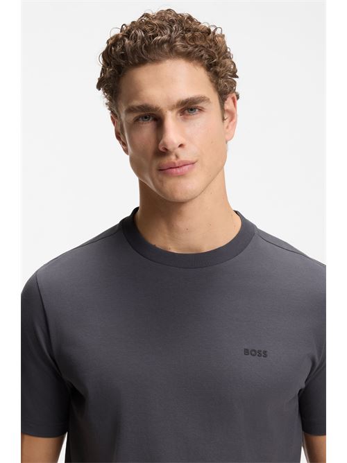 Stretch cotton T-shirt with logo BOSS | 50506373 TEE.071